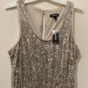 Express Sequin Jumpsuit - S Size Brand New